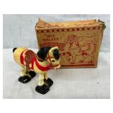 Plastic ‘Wiz Walker’ Horse Toy With Original Box by Charmore Co.