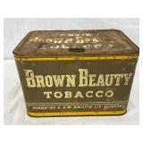 Vintage ‘Brown Beauty Tobacco’ Tin by E. & W. Anstie Ltd., Devizes