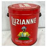 Luzianne 3-Pound Coffee and Chicory Tin with Handle