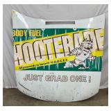Org. Fiberglass Hooters Race Car Hood