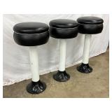 with Black Upholstered Seats