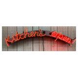 Curved Neon Kitchens Open!