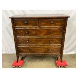 Century Furniture Faux Bamboo Five-Drawer Dresser