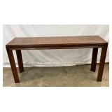  Burl Veneer Top Window Table 