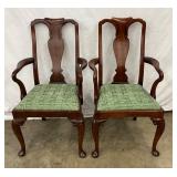 Mahogany Armchairs 