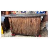 6-Foot Long Handmade Pine Country Store Counter