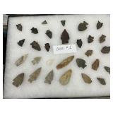 Early Collection of Randolph and Guilford Arrowheads in Case #1