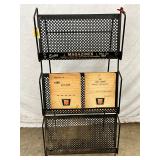 22in by 44in Metal Magazine Rack