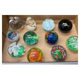 Art Glass Paperweight Collection