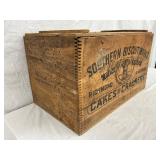 23in x 13 1/2in, with dovetail joints 