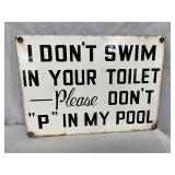 14 x 10″ Porcelain Sign