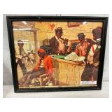 1932 Amos & Andy Pepsodent Puzzle Framed 