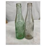 Embossed Dr Pepper 6 1/2 Ounce Glass Bottles