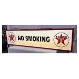 Texaco Lighted “No Smoking” Sign
