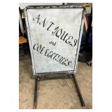ANTIQUES & COLLECTIBLES SIDEWALK SIGN 