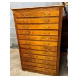 12 DRAWER MAP CHEST 