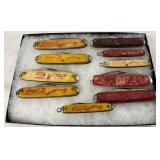 Coca-Cola Advertising Pocket Knives, Various Designs