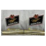 Miller High Life Genuine Draft Advertising Signs
