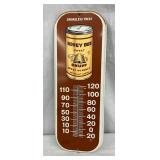 Honey Bee Snuff Advertising Metal Thermometer, 6in x 16in