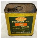 Pontoklene Tar and Grease Remover Can, 4 1/2 in x 5 in