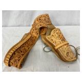 Leather Cap Pistol Holster 