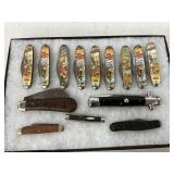 Vintage Pocket Knives Featuring Roy Rogers and others Assortment