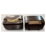 Early Tube Radios with Bakelite Cases