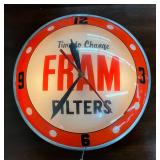 Orig Fram Double Bubble Clock