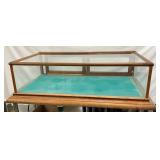 48-Inch Oak Display Case with Glass Panels