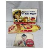 Sunbeam Bread and Moxie Advertising Lot with Cardboard Displays
