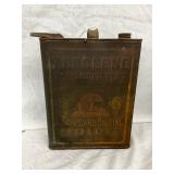 Zerolene Non-Carbonizing Oil Can with Bear Logo