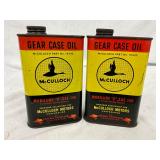 McCulloch Gear Case Oil One-Pint Cans, Part No. 19342
