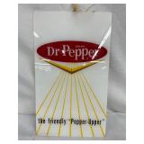 13×22.5 Plastic Dr Pepper Advertising Sign