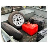 Includes Spare Tires, Gas Can