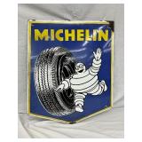 1939 Porcelain Michelin Man Sign 