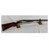 Early Ithaca 12 Gauge Double Barrel Shotgun with Walnut Stock