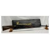 Browning Field Model Pump Action 12-Gauge Shotgun with Ventilated Rib and Engravings, Made in Japan