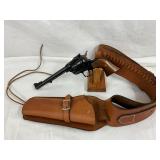 Ruger New Model Single-Six Revolver, .22 Caliber, with Leather Holster and Cartridge Belt