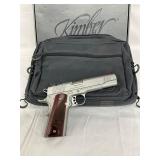  Kimber Stainless Steel Target II 1911 .45 Caliber Pistol with Original Case New in box
