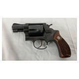 Smith & Wesson Model 657FP .38 Special Snub Nose Revolver with Checkered Grips