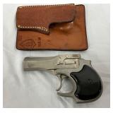  High Standard Model Derringer .22 Magnum with Leather Holster