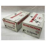 Two Boxes of Winchester 357 Magnum 110 Gr. JHP Ammunition (100 Rounds Total)
