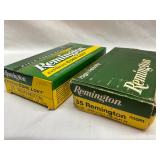 Two Boxes of Remington .35 Rim Core-Lokt Rifle Cartridges, 40 Rounds