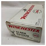 Winchester .44 Rem Magnum Ammunition, 50 Rounds, 240 Grain Jacketed Soft Point