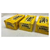Three Boxes of Remington UMC 38 Special Ammunition (150 Rounds Total)