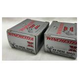 Two Boxes of Winchester 44 Remington Magnum 210 GR Silvertip HP Ammo, 40 Rounds