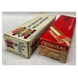 Western and Federal .44 Remington Magnum, 40 Rounds in Original Boxes