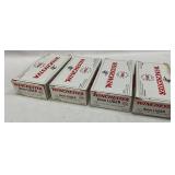 Four Boxes of Winchester 9mm Luger 115 GR. Full Metal Jacket Ammunition, 200 Rounds