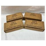 Four Boxes of Caliber .45 Ball M1911 Ammunition, 200 Rounds Total