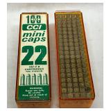 Two Boxes of CCI Mini Caps .22 Ammunition, 200 Rounds